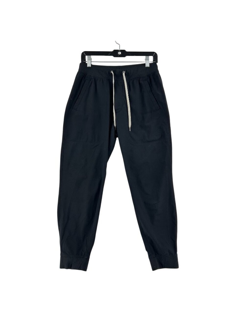 Vuori Meta Jogger Men's Size Medium Black Performance Stretch Knit Pants V436